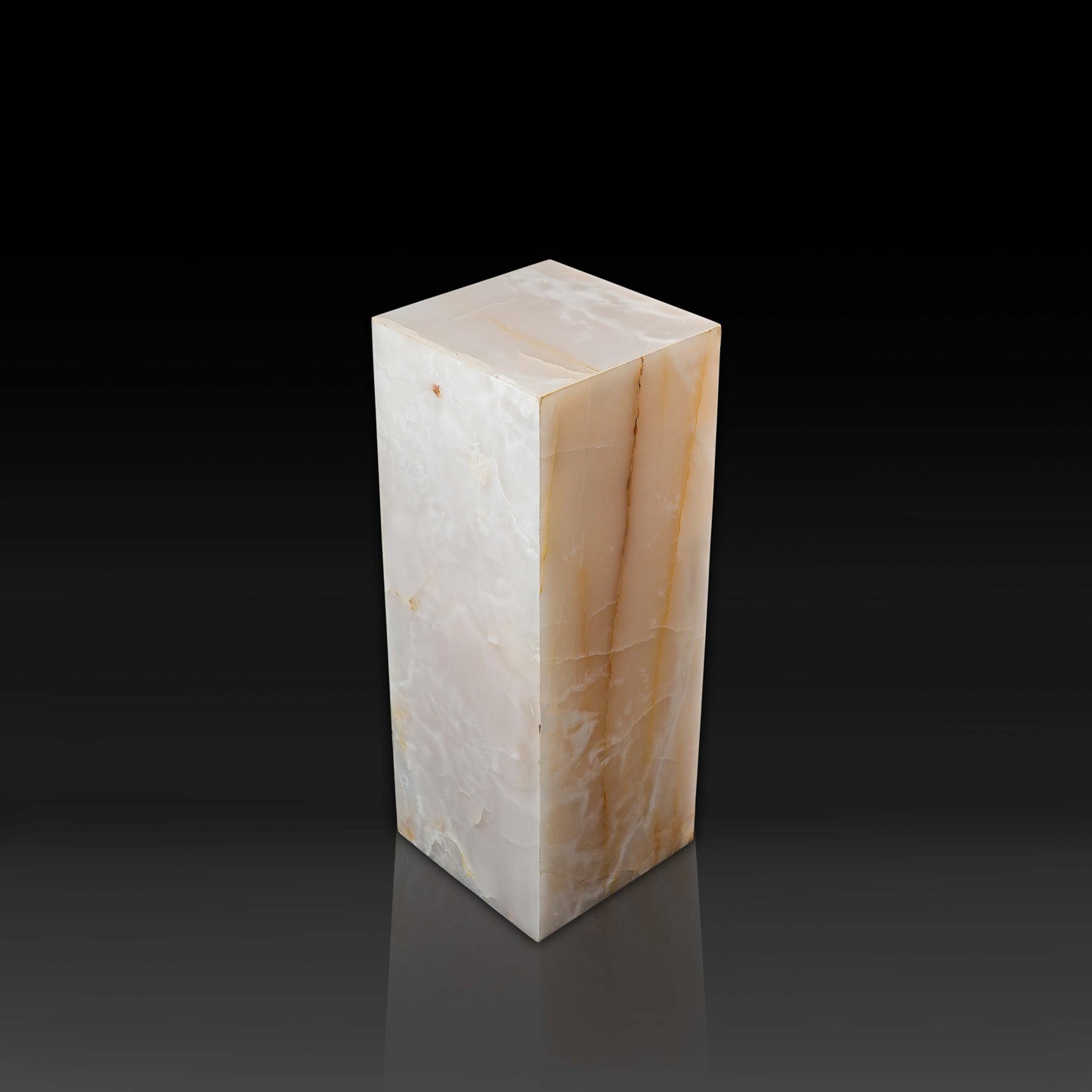 White Onyx Plinth