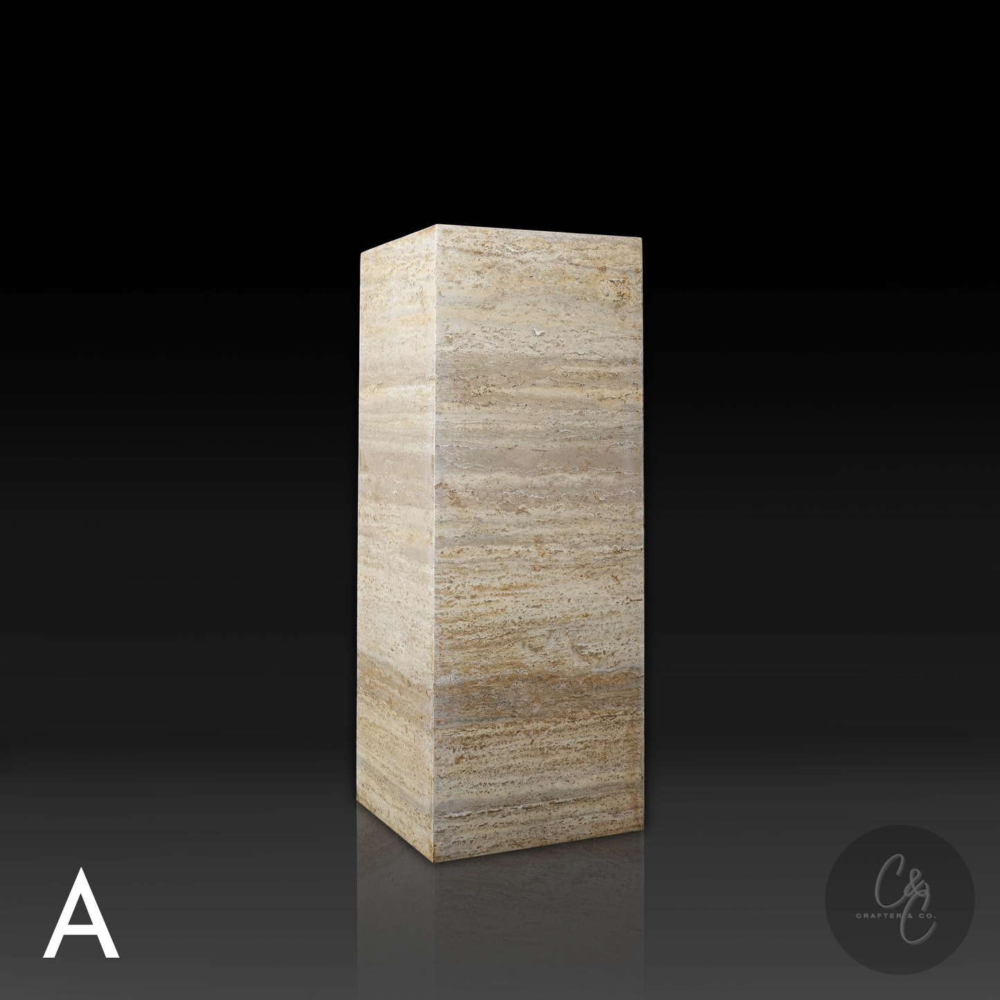 Travertine Veincut Plinth