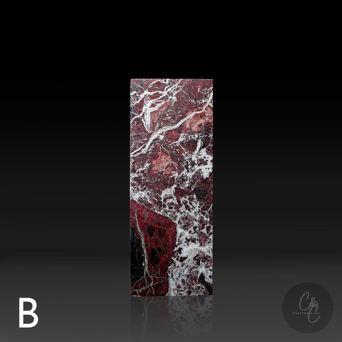 Rosso Levento Marble Plinth