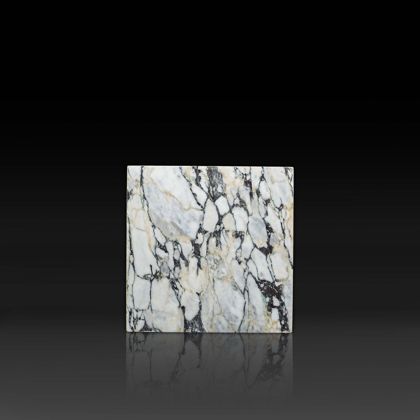 Cube Side Table - Arabescato Viola Marble