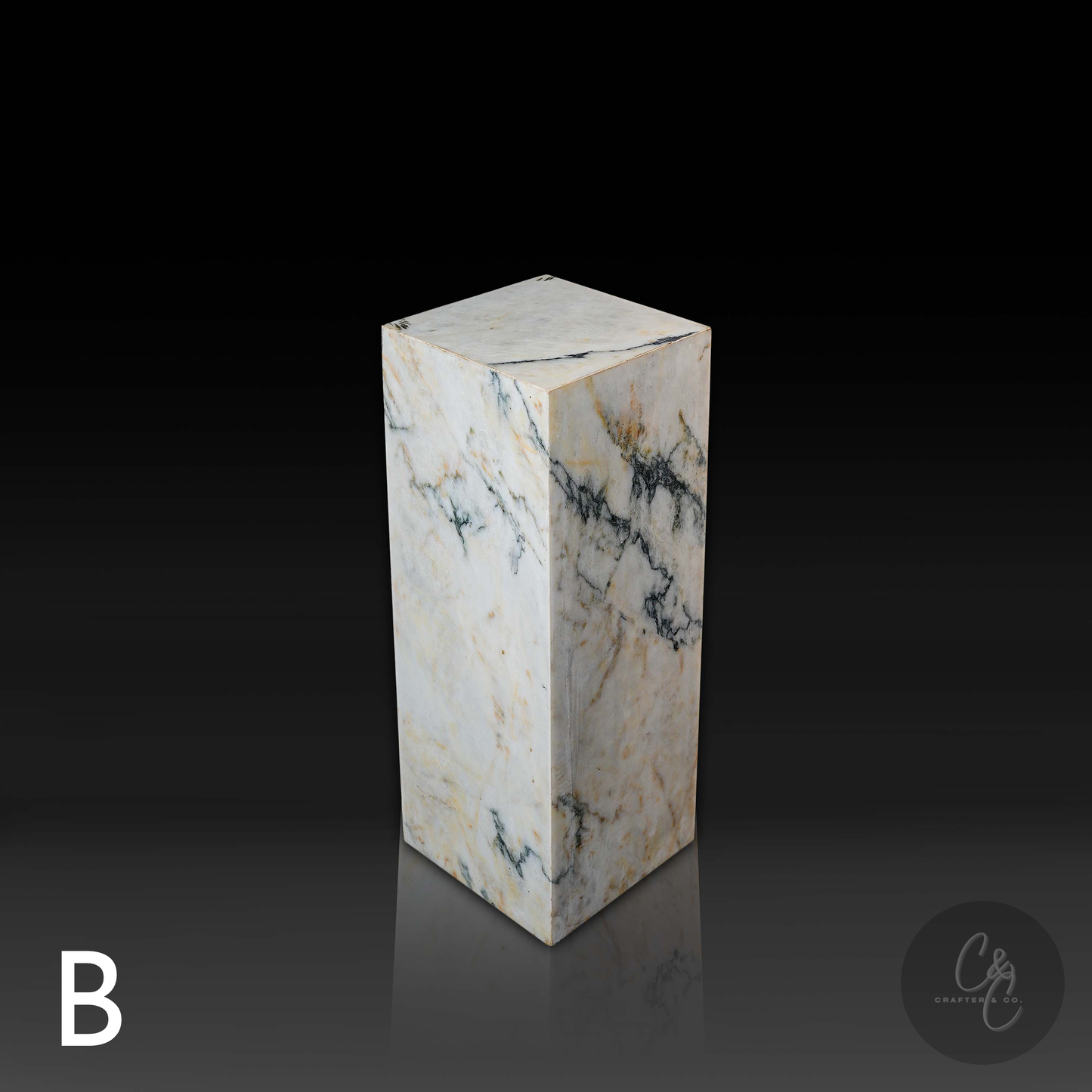 Calacatta Monet Marble Plinth