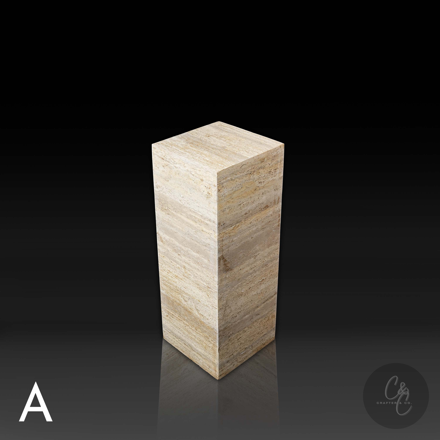 Travertine Veincut Plinth