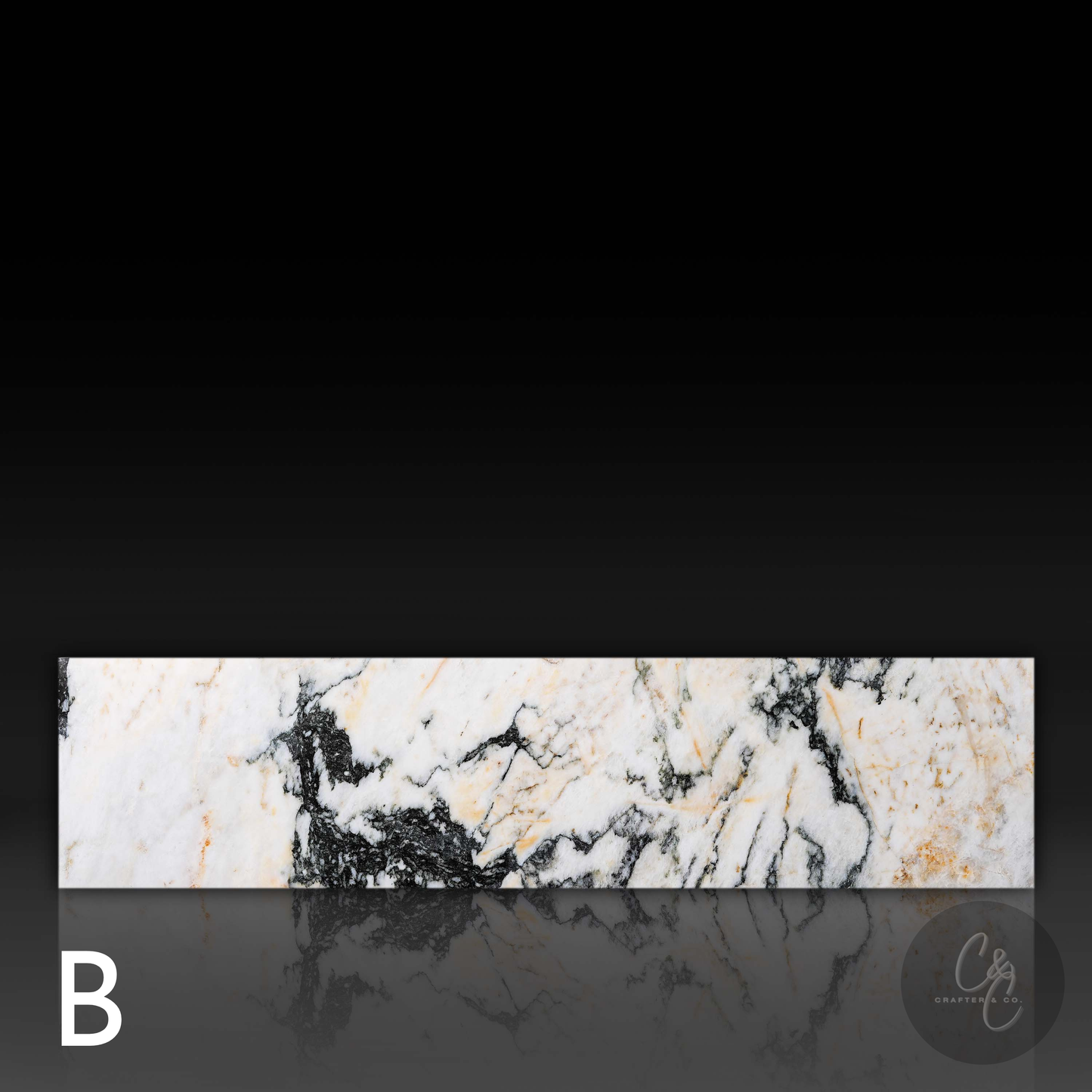 Large Block Coffee Table – Calacatta Monet Marble