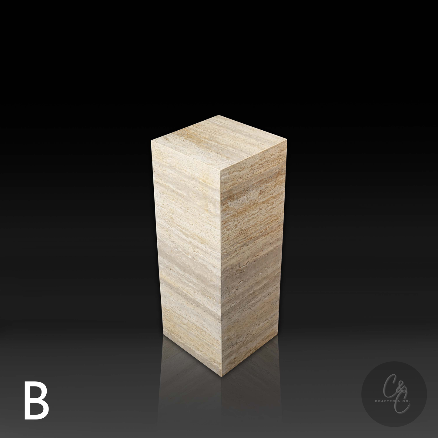 Travertine Veincut Plinth