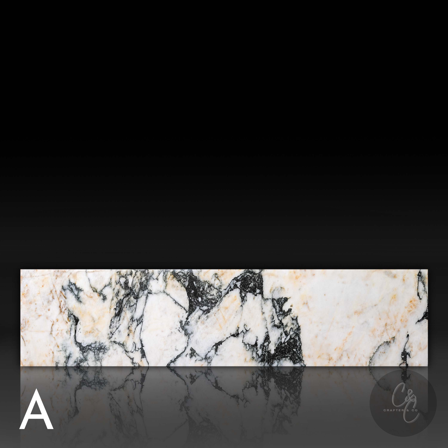 Large Block Coffee Table – Calacatta Monet Marble