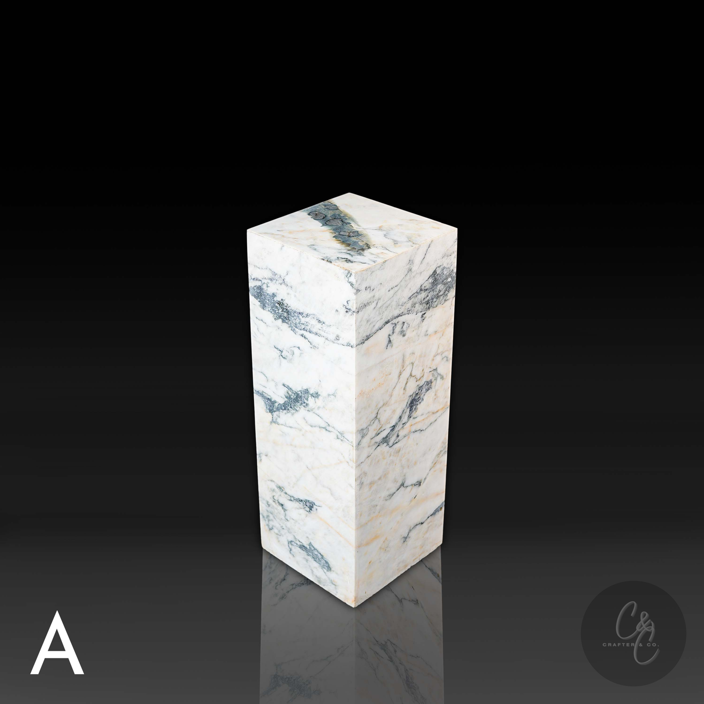Calacatta Monet Marble Plinth