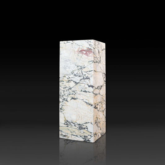 Arabescato Viola Marble Plinth