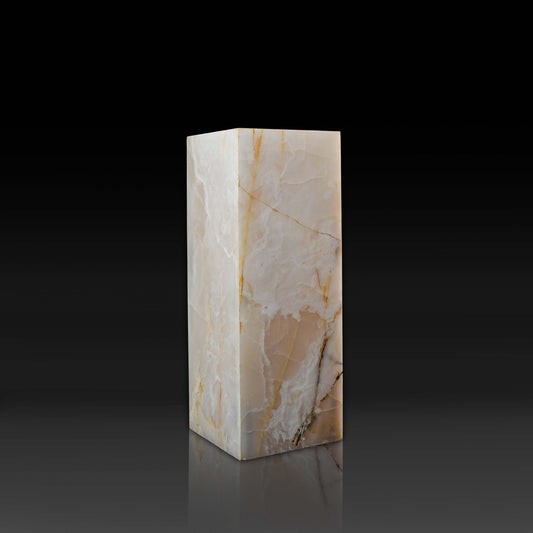White Onyx Plinth