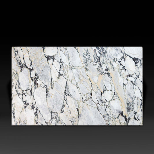 Small Block Coffee Table – Arabescato Viola Marble