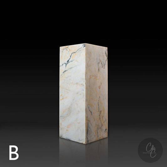 Calacatta Monet Marble Plinth
