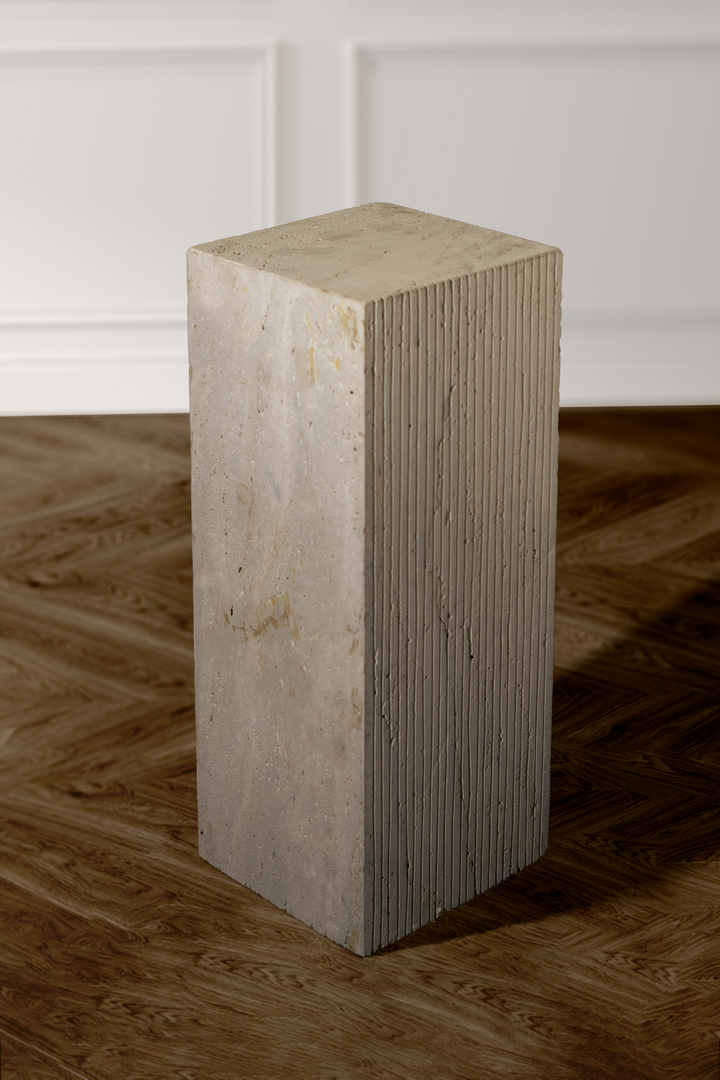 Marble Plinths | Travertine & Onyx Plinths – Crafter & Co.