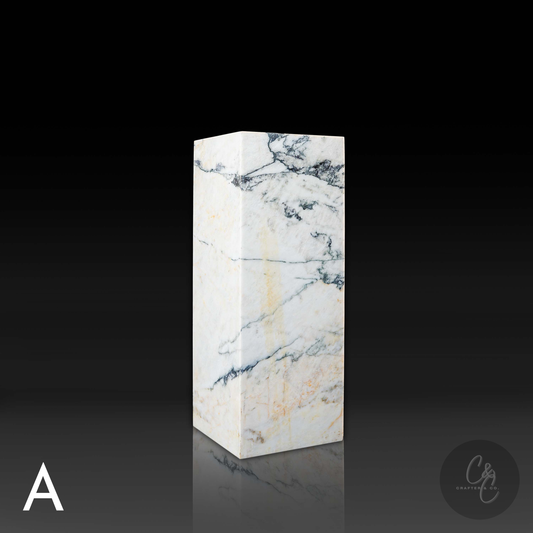 Calacatta Monet Marble Plinth