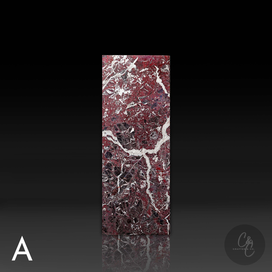Rosso Levento Marble Plinth
